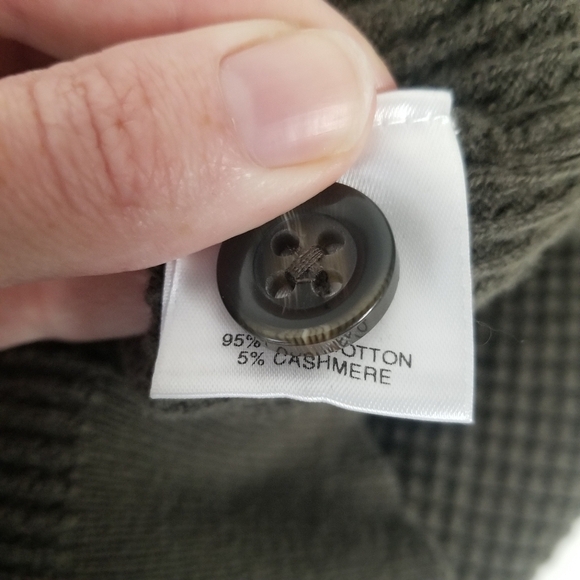 Cremieux Classics Pima Cotton/Cashmere Blend Long Sleeve Ribbed Sweater XXL - Picture 7 of 11